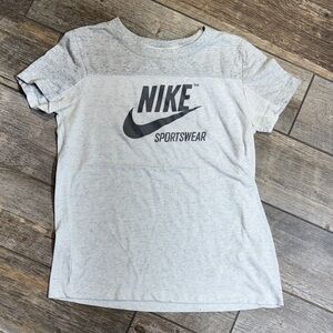 Nike Women’s  Light Gray Sportswear Tee-New Without Tags